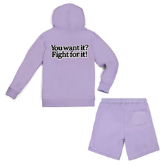 Fight For It Short Set Lavendar