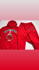 “Just Grind Reflective” Sheepskin Lined Sweatsuit