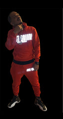 “Just Grind Reflective” Sheepskin Lined Sweatsuit