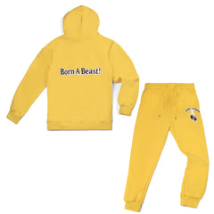 Sheepskin Lined Sweatsuit:  Born A Beast Collection