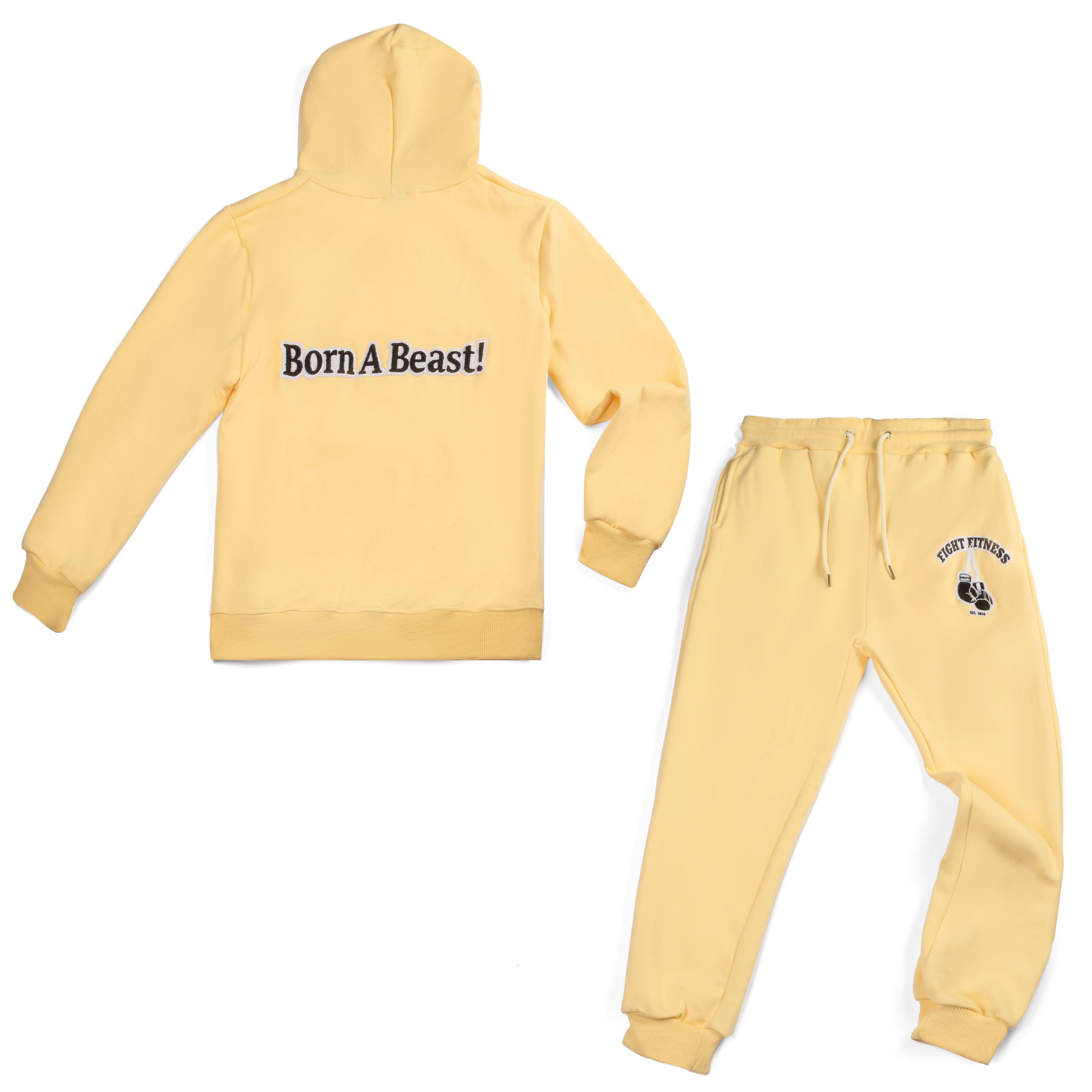 Sheepskin Lined Sweatsuit:  Born A Beast Collection