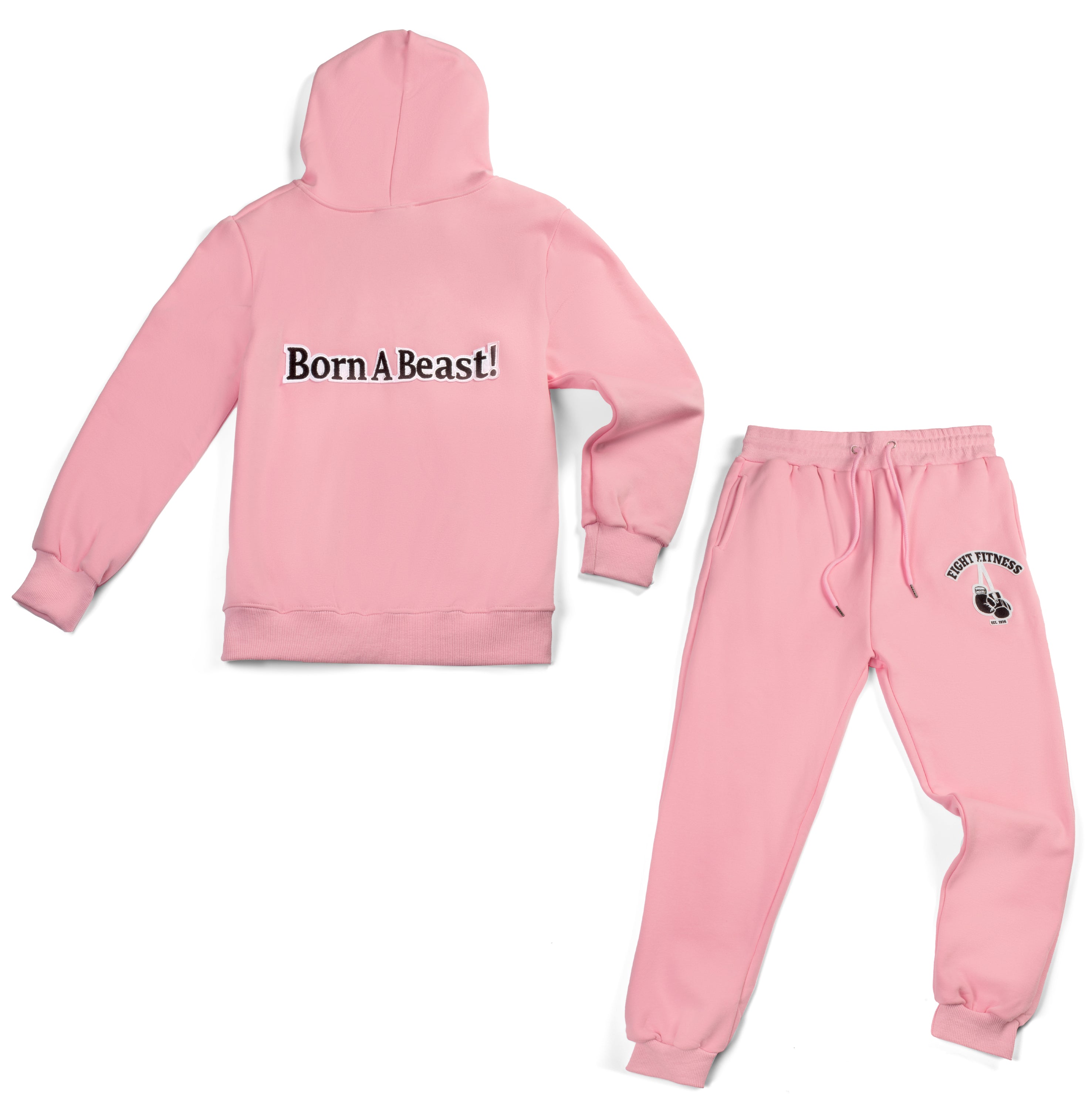 Sheepskin Lined Sweatsuit:  Born A Beast Collection