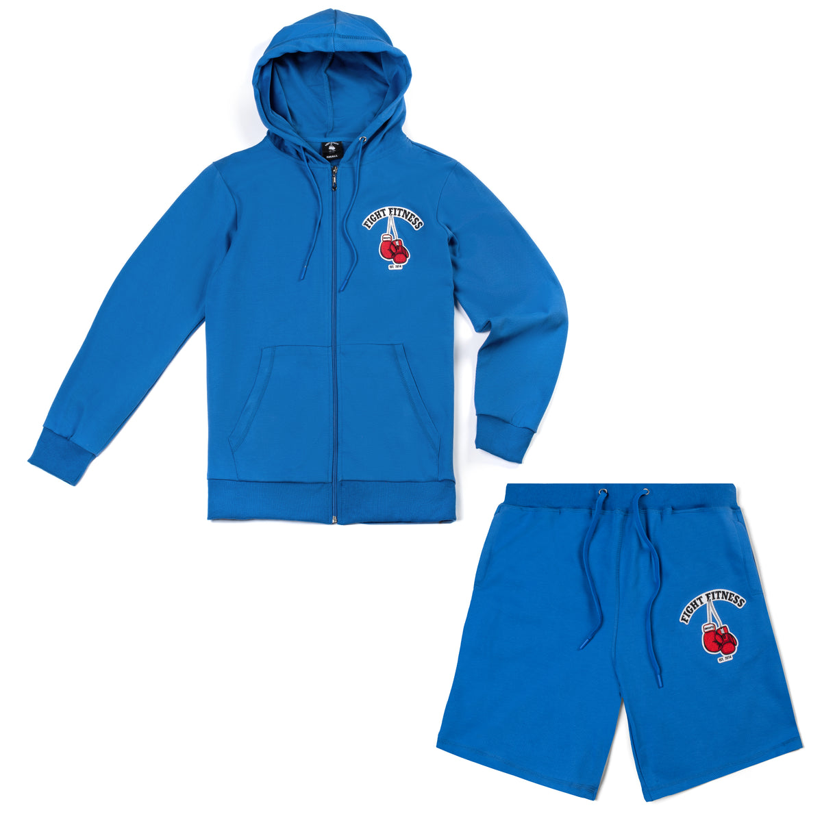 Fight For It Short Set Blue