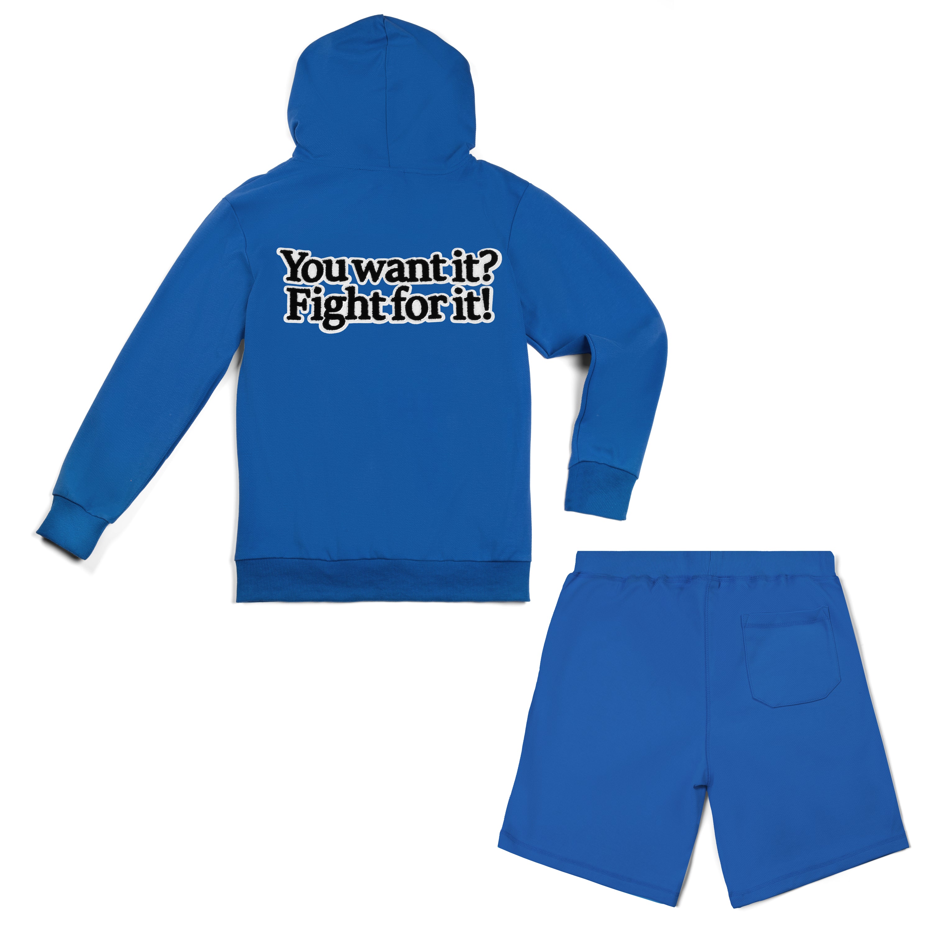 Fight For It Short Set Blue