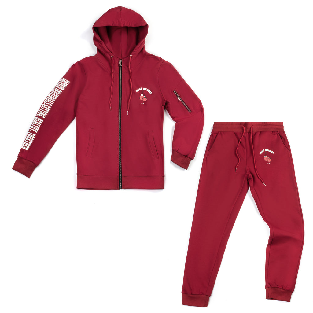 Fight Fresh Full Zip Hooded Sweatsuit – Fight Fitness