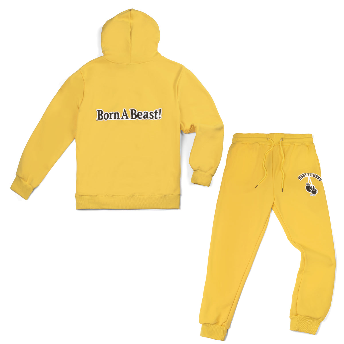 Sheepskin Lined Yellow Sweatsuit