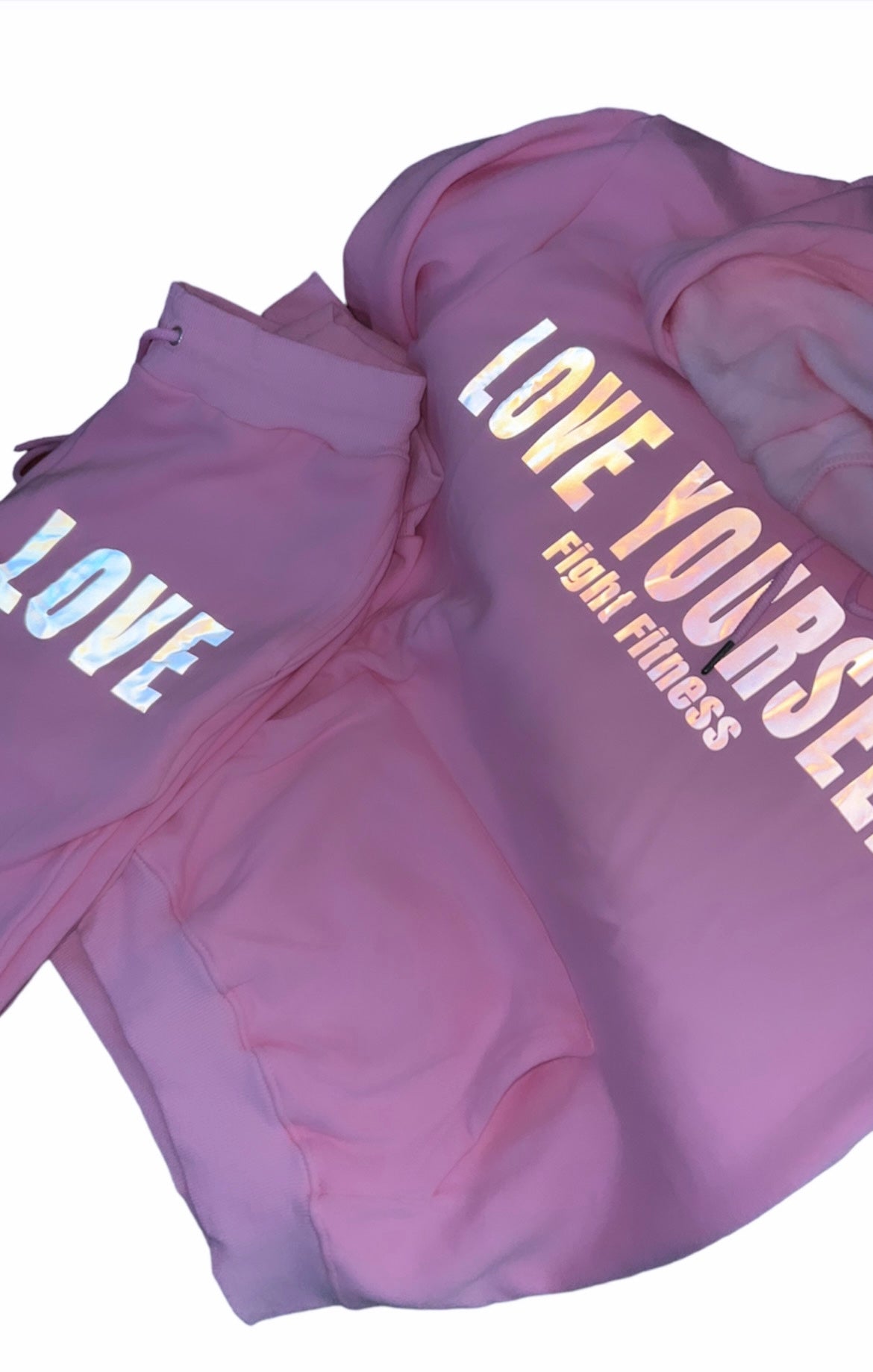 “Love Yourself” Sheepskin Lined Sweatsuit (Fur Inside)