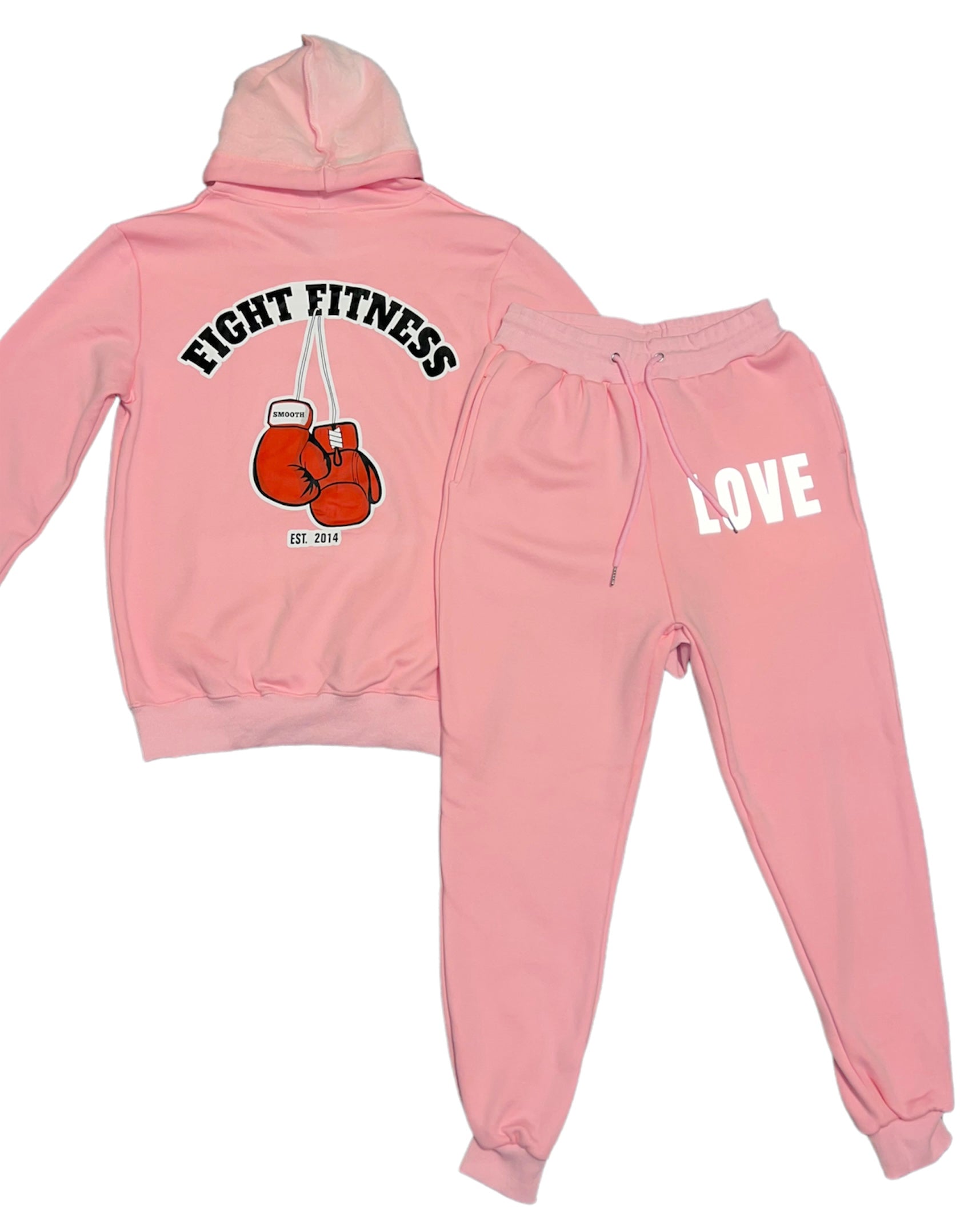 “Love Yourself” Sheepskin Lined Sweatsuit (Fur Inside)